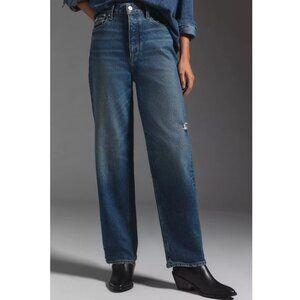 PAIGE Alexis High-Rise Barrel Jeans Lovejoy Distressed 27